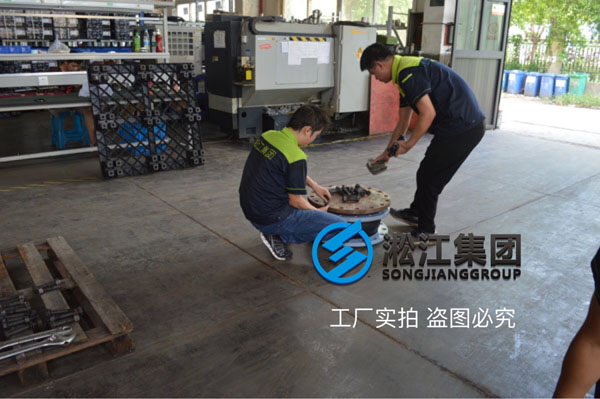 淞江集团讲解采用盲板测试橡胶柔性软连接水压试验方法