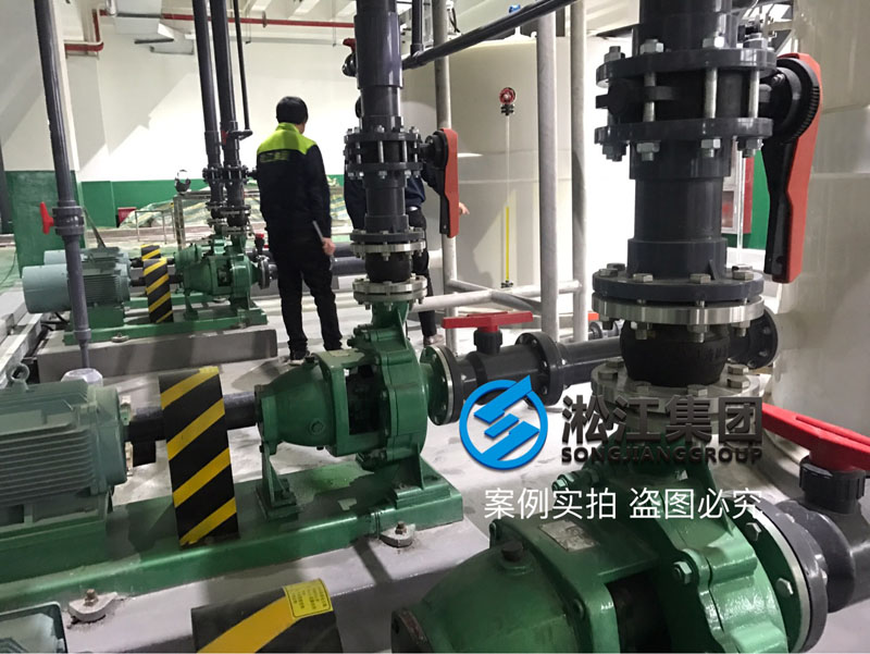 EPDM橡胶柔性软连接使用案例现场