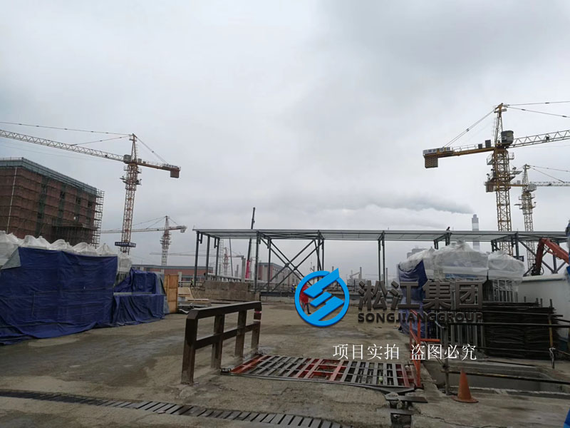 上海市竹园污水处理厂橡胶柔性软连接使用现场